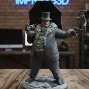 Estátua Pinguim 3D Colecionável (20 a 40cm)