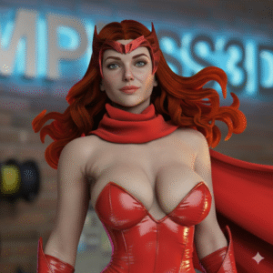 Action Figure da Feiticeira Escarlate