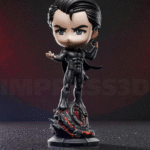 Superman Negro Chibi — Figura Colecionável em Impressão 3D