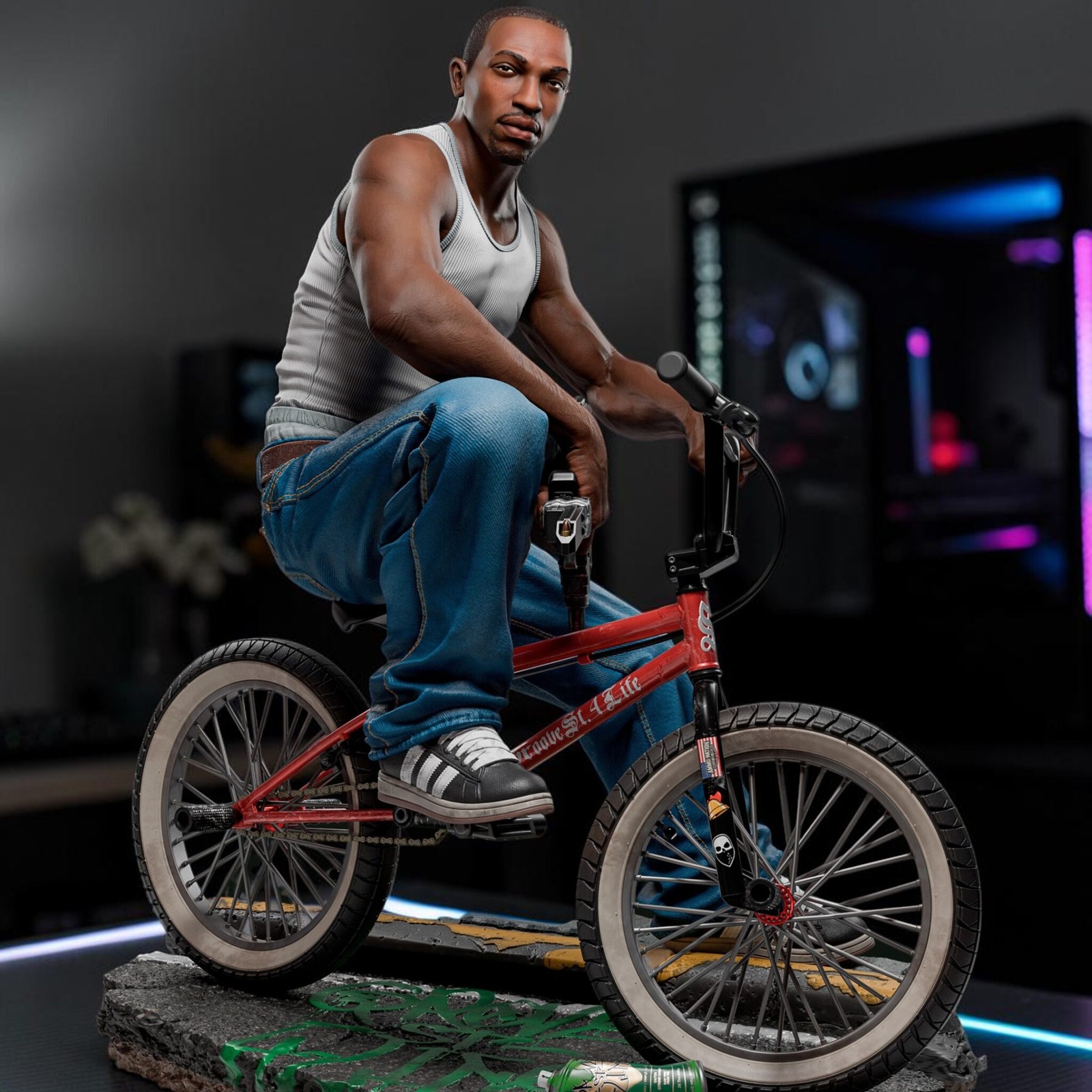 Action Figure Diorama CJ GTA San Andreas