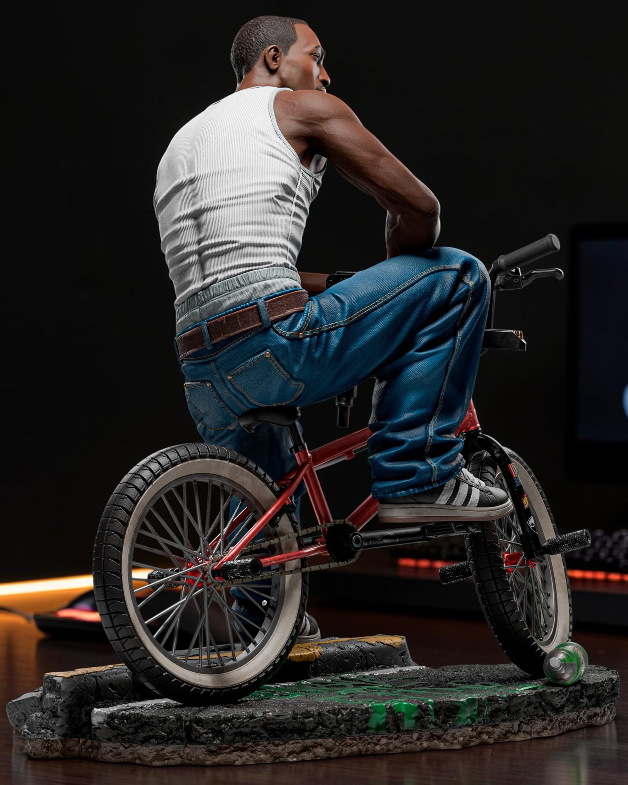 Action Figure Diorama CJ GTA San Andreas - Imagem 4