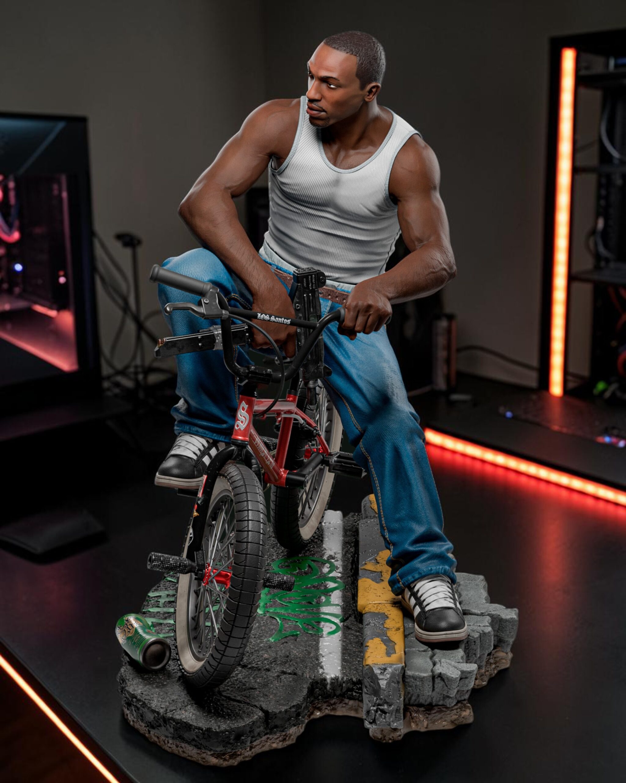 Action Figure Diorama CJ GTA San Andreas - Imagem 3