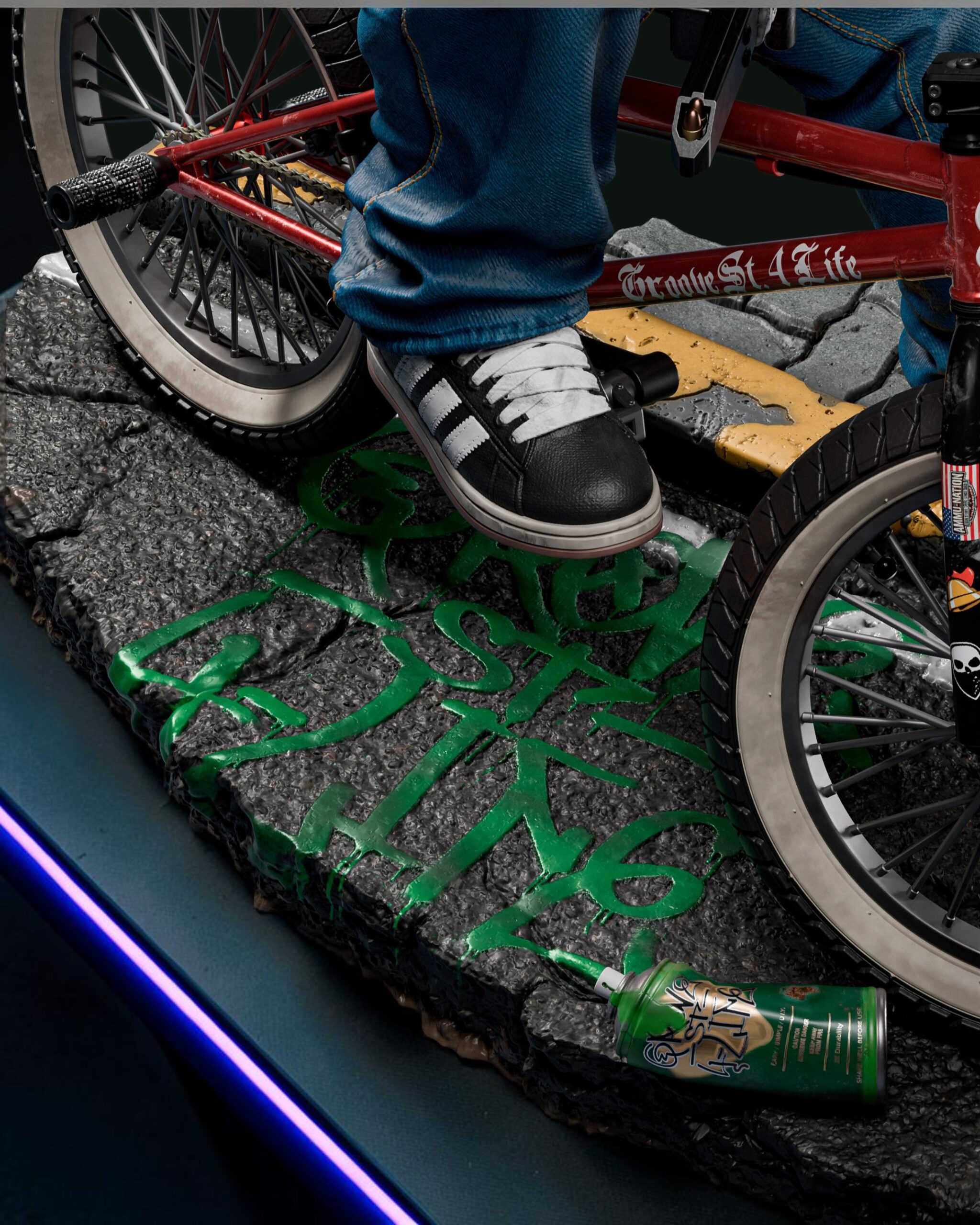 Action Figure Diorama CJ GTA San Andreas - Imagem 2