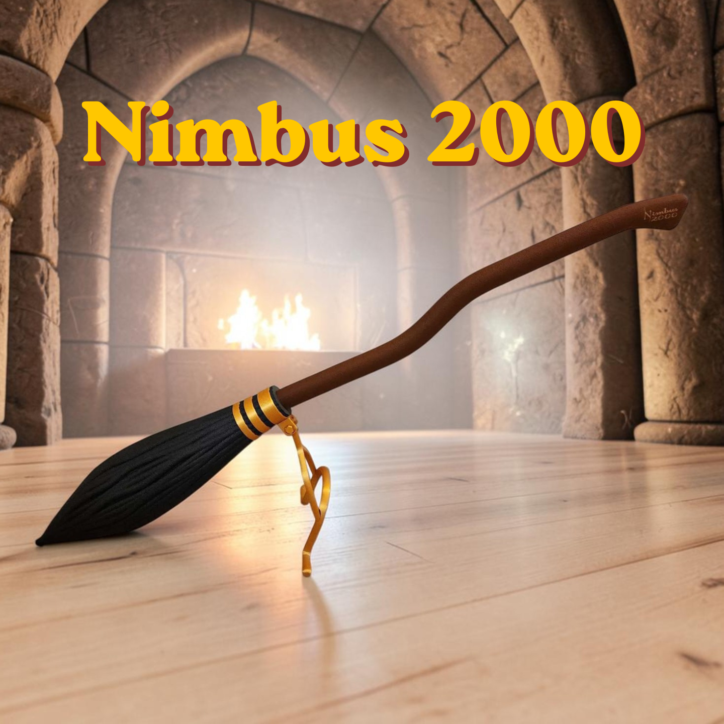 Nimbus 2000 em Tamanho Real